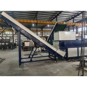Buy cheap plastic recycling machine equipped with single shaft shredder for PP woven bags from wholesalers