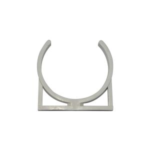 White Color Ro Filter Parts Single Water Purifier Fittings Clamp ABS Material