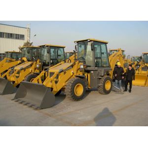 Quality Water Cooling Engine Compact Tractors with Backhoe and Loader , Backhoe Loader Tractor for sale