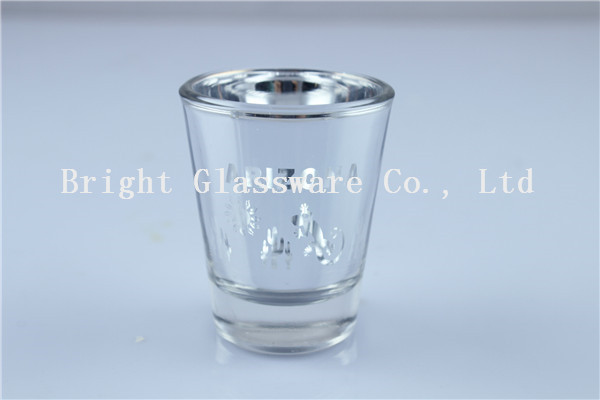 Buy Perfect Custom Silver Glass Candle Holder at wholesale prices