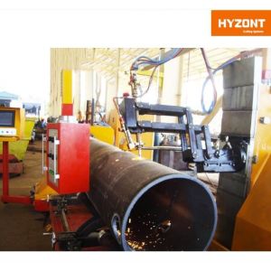 China Beveling CNC Pipe Plasma Cutting Machine With Touch Screen Panel on sale China Beveling CNC Pipe Plasma Cutting Machine With Touch Screen Panel on sale