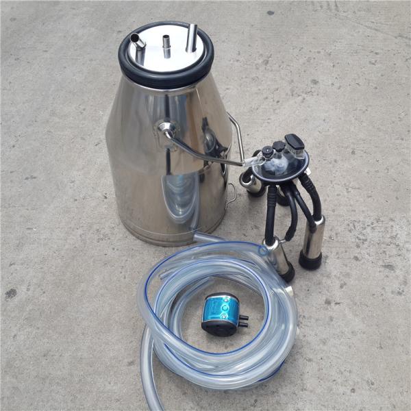 25L Cow Milking Bucket Group With 3 Ports Lid For Milk Collection Management
