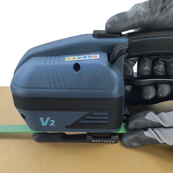 V2 Portable Electric Hand Strapping Machine Rechargeable Hot Melt PET PP Electric Pallet Bander