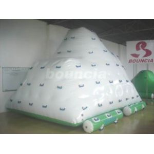 One Side Sliding and Three Sides Climbing Inflatable Water Iceberg