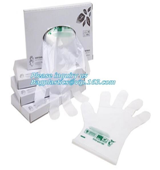 medical compostable disposable plastic gloves, biodegradable and compostable