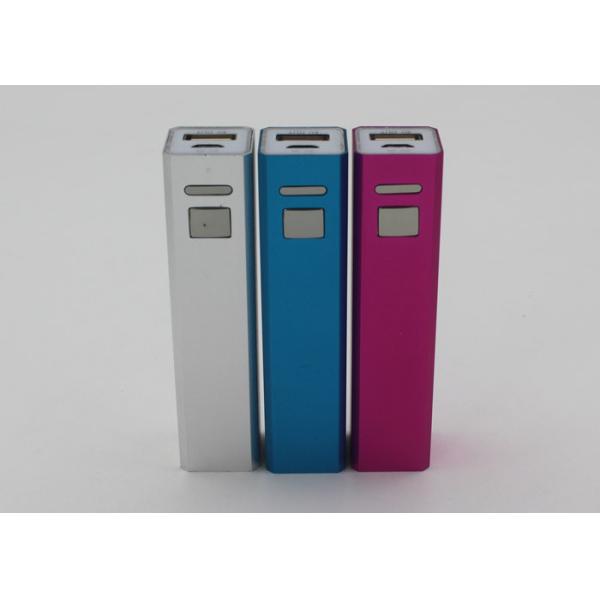 Colorful Rectangular Pocket USB Power Bank 2600mah Or Customized Capacity
