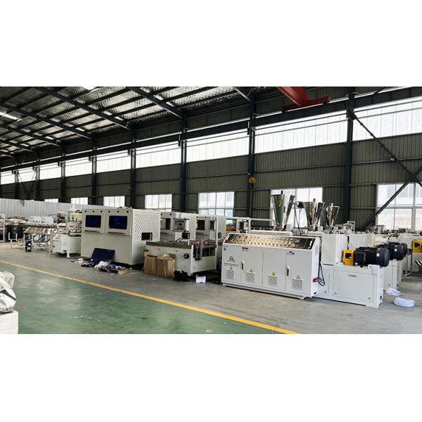 Sino-Holyson HSJZ -53/128 PVC Wall Ceiling Panel Making Machine With Double-screw Design