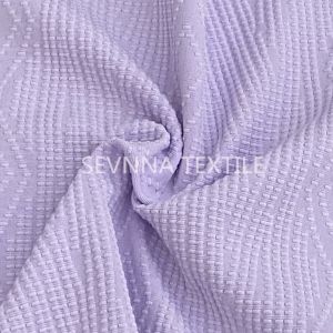 125cm Width Recycled Swimwear Fabric Upf50+ Breathable Textured Bikini Beach