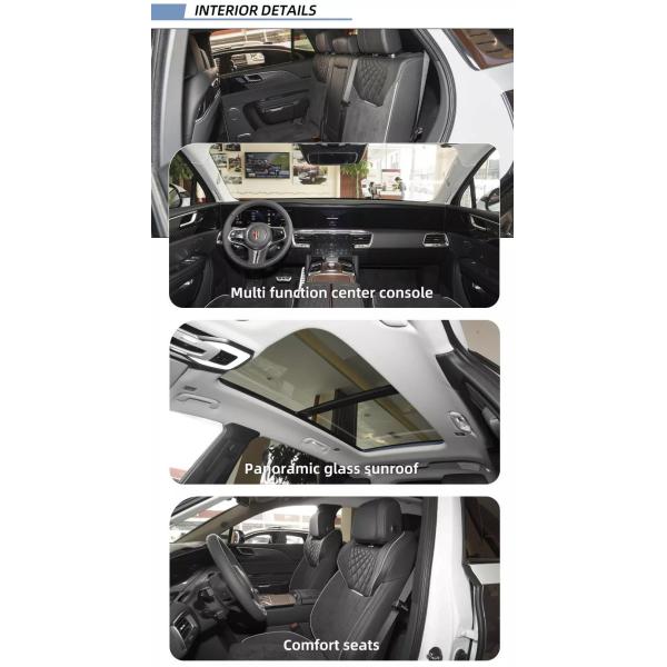 Energy Electric Vehicle Hongqi E-hs9 Used Car with Lithium Iron Phosphate Battery