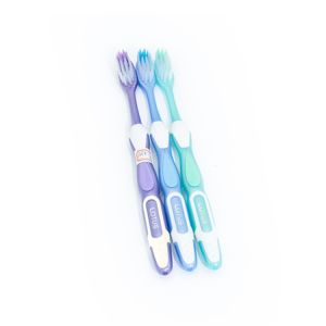 Hotel Disposable Plastic Toothbrushes With Soft Nylon 610 Bristles Customization
