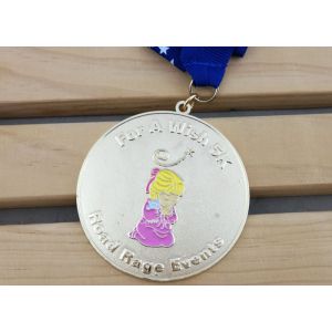 Customized Army Medals And Ribbons , Die Casting Zinc Alloy Karate Medals