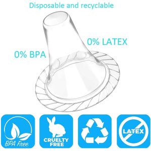 FDA Disposable Ear Thermometer Probe Covers Latex Free Transparent