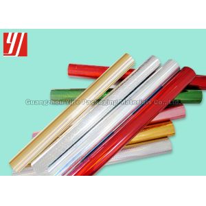 China 0.64m*120m Holographic Hot Stamping Foil For Book Wraps Clear Labels Media Covers on sale