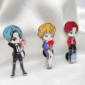 Plated Metal Crafts Customized Hard Enamel Lapel Pin Business Gifts Metal Logo