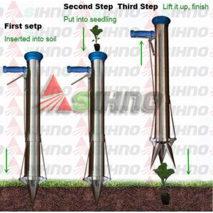 Stainless Steel Vegetable Seedling Transplanter Seed Planting Machine Vegetable