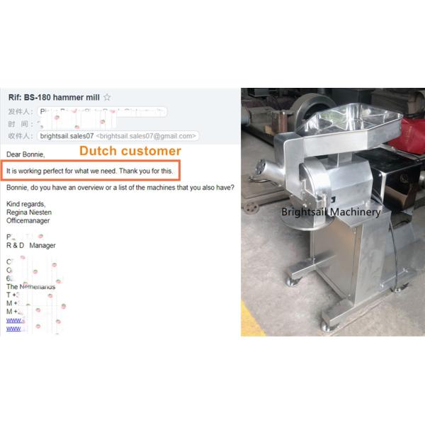 Animal Feed Corn Flour Hammer Mill Grinder Small Grain 3-300 Kg/H Easy Operation