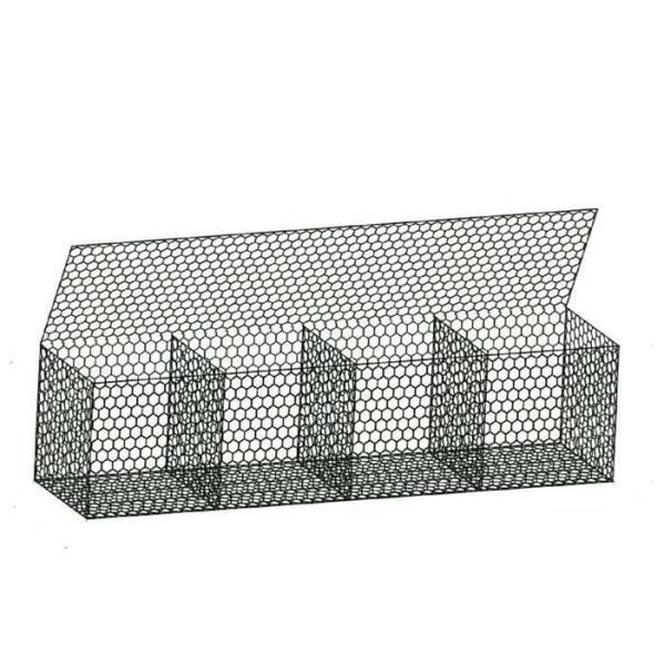 Buy Galvanized Gabion Box 2x1x1m Woven Mesh 2.7mm Wire at wholesale prices