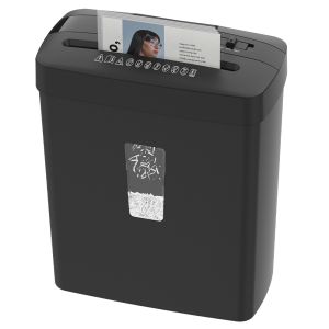 Quality Factory Mini Paper Shredder Machine C220P 6 Sheets A4 Cross Cut 13L Basket Bin for sale