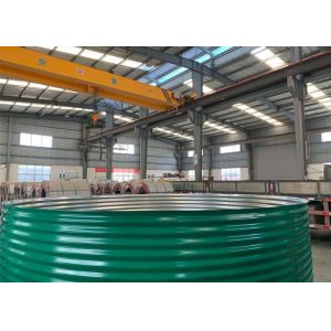 2200Cbm Flange PVC Liner 1860mm Bolted Water Tanks