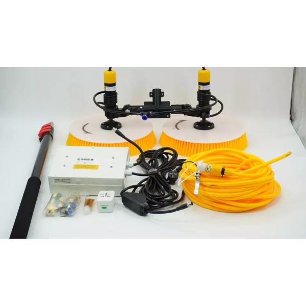 Telescopic Solar Panel Rotating Brush Cleaner Tool 5.5m Customized