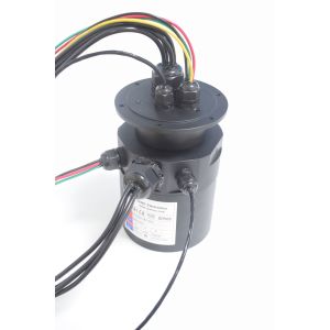 Agriculture Wrapper Equipments Rotary Slip Ring With Automotive Wire 10000mm