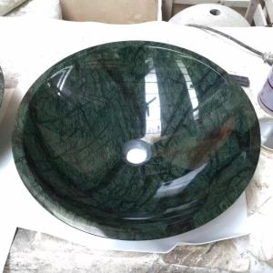 High Quality Green Marble Stone Wash Basin Beautiful natural Green marble stone