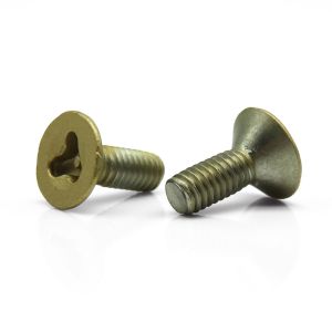 Countersunk Head Y Slot Metric Security Screws With Customized Design