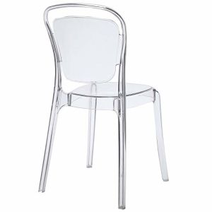 Hot sales Stackable Crystal Acrylic Wedding Event Dining Restaurant Chair