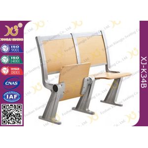 Cold Rolled Steel Bookshelf Lecture Theatre Seating With Writing Table