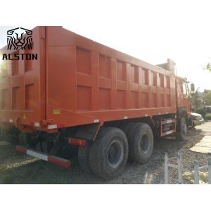 Diesel Fuel Used Howo Dump Trucks 375HP 40T For Sale