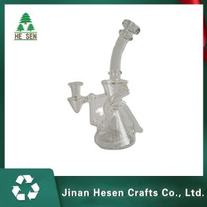 Clear Borosilicate 453G 9 inch Hookah Glass Water Bongs