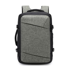 ISO9001 Unisex 32 Litre USB Travel Backpack With Shoe Compartment