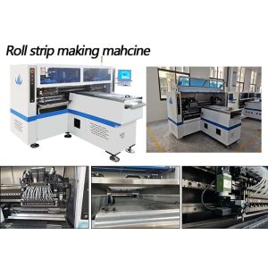 Flexible strip mounting pick and place machine