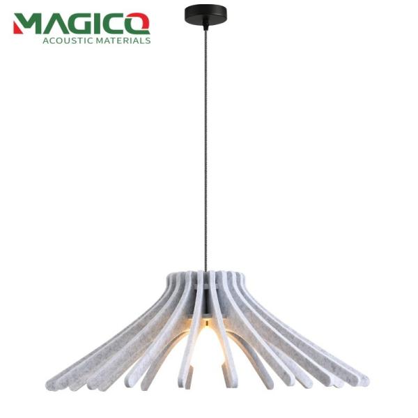 Home Decoration Hanging Lightshade Handmade Soundproof Felt Light Mushroom Model