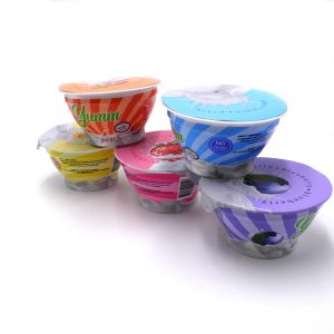 120ml PP Yogurt Cup Disposable Plastic Yogurt Container