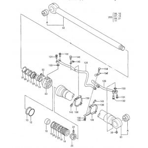 Excavator Bucket Cylinder Assy