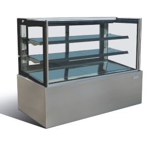 Square Glass Refrigerated Bakery Showcase with CE&ETL