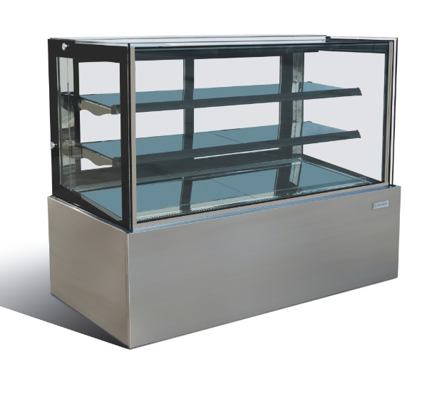 Buy Square Glass Refrigerated Bakery Showcase with CE&ETL at wholesale prices