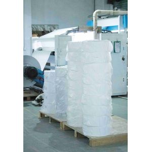 Tire Rubber Glue Jumbo Printing Paper Roll Yellow SGS Certified