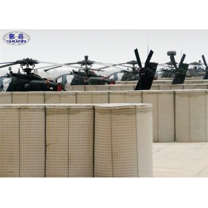 Galvanized Defensive Bastion Wall , Welded Gabion Bastion Blast Wall