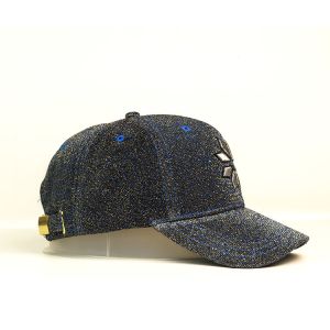 Embroidered Fitted Baseball Caps Curved Brim 100% Polyester Material