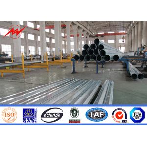 40ft Galvanized Light Pole A123 Standard Steel Transmission Poles