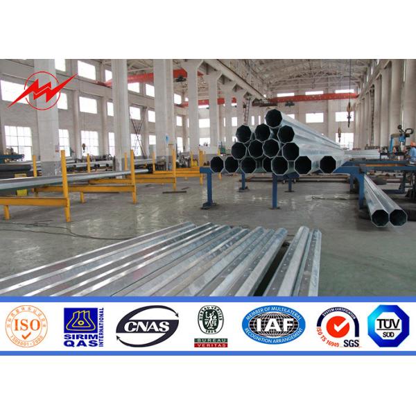Buy 40ft Galvanized Light Pole A123 Standard Steel Transmission Poles at wholesale prices