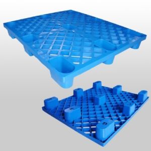 Cheap euro 9-feet nestable hdpe grid plastic pallet