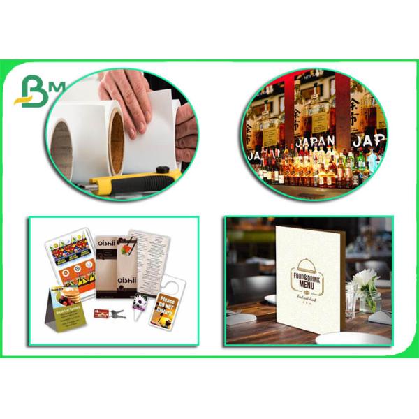 130um polypropylene synthetic paper Double Side Matt Smooth Finish