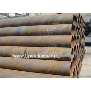 black spiral welded mild steel pipe