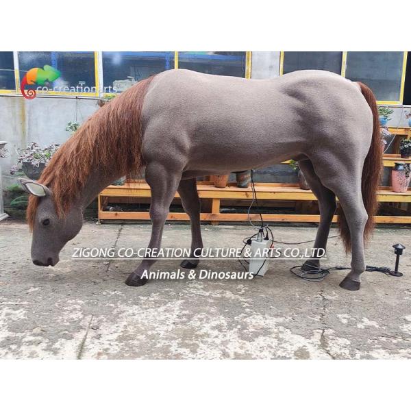 Customized Life Size Animatronic Horse For Decoration Waterproofing