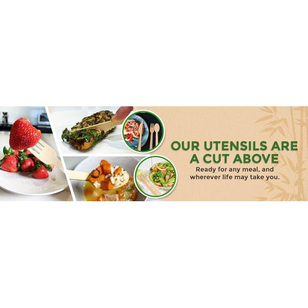 Our utensils are a cut above ready for any meal and wherever life may take you