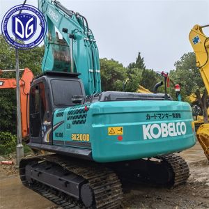 20T SK200D Used Kobelco Excavator Hydraulic Crawler Excavator