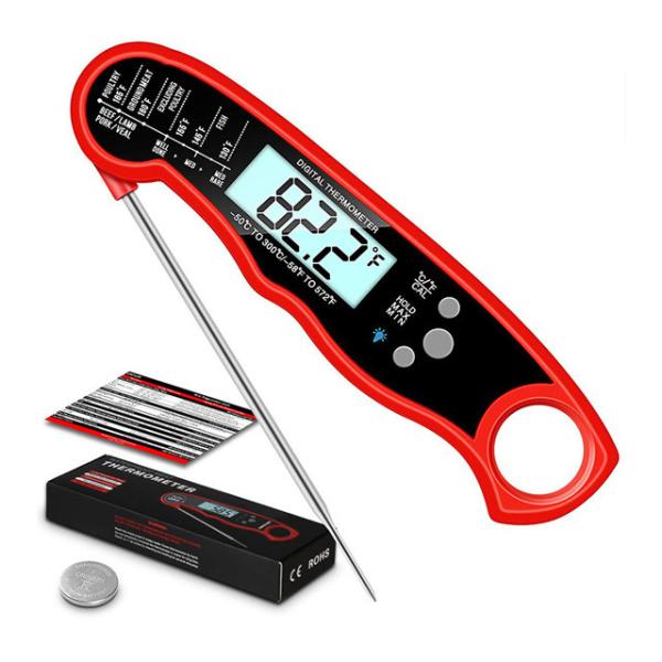 Buy BBQ Waterproof Wireless Digital Meat Thermometer SUS304 Food Temperature Probe at wholesale prices